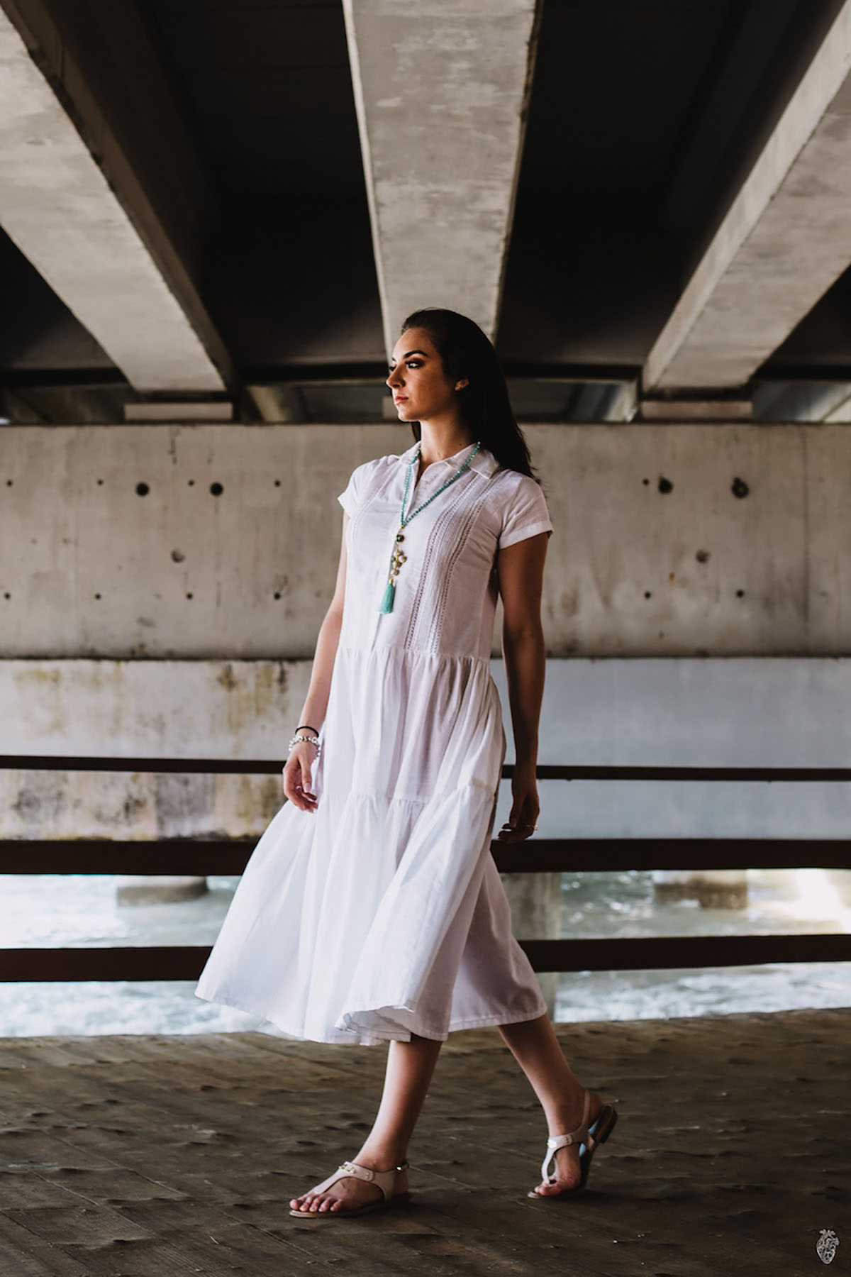 Vestido Guayabera Blanco