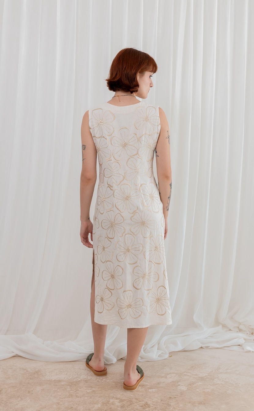 Maxi claudia beige