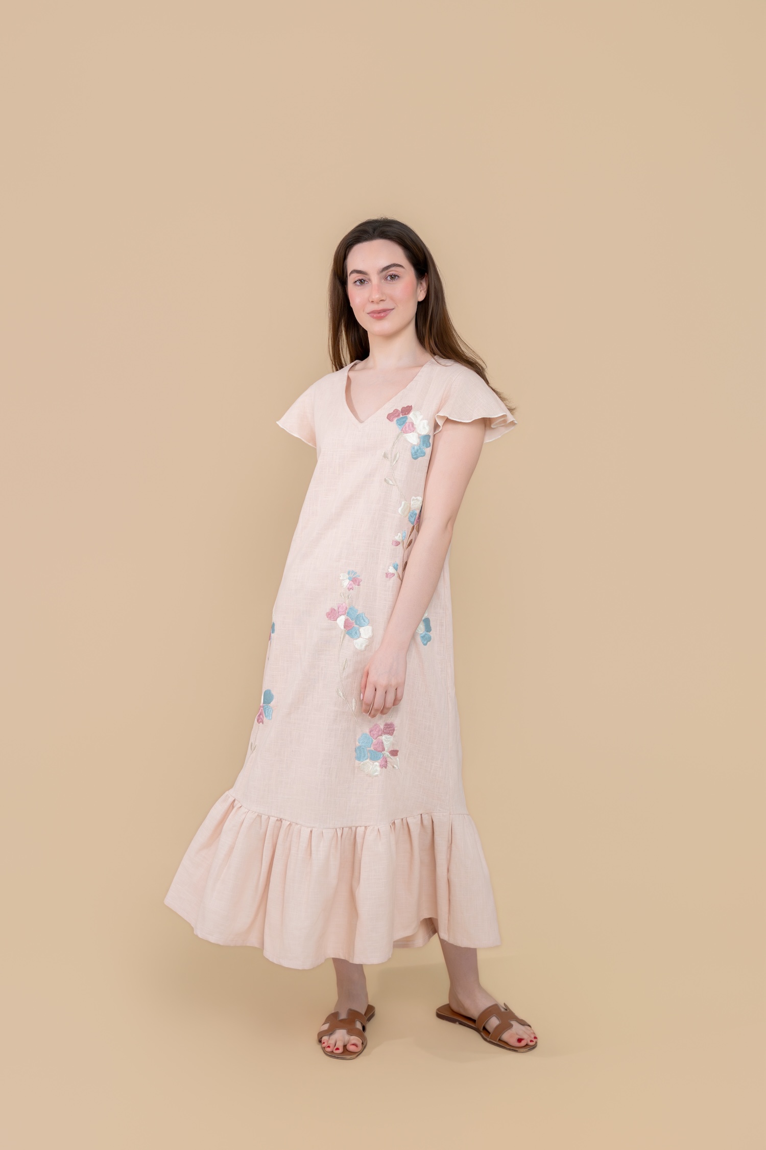 Vestido Maxi Marcia rosa